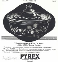 Corning Pyrex Ad in Keystone, March 1921
