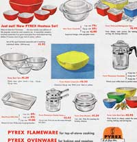 Corning Pyrex Flameware / Ovenware Advertisement