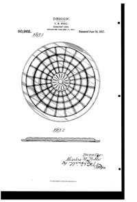 L. E. Smith Lens Design Patent D  50962-1