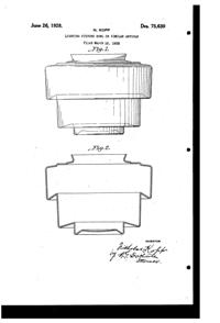 Kopp Light Fixture Globe Design Patent D 75630-1