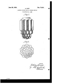 Kopp Light Fixture Globe Design Patent D 75631-1