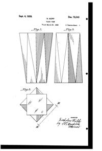 Kopp Vase Design Patent D 76245-1
