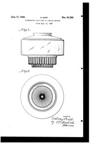 Kopp Light Fixture Globe Design Patent D 81392-1
