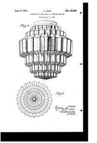 Kopp Light Fixture Globe Design Patent D 84351-1