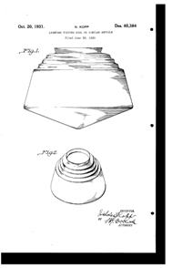 Kopp Light Fixture Globe Design Patent D 85384-1