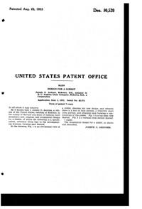 Jenkins Footed Tumbler Design Patent D 90520-2