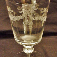 Bryce Footed Tumbler w/ #500 Needle Etch