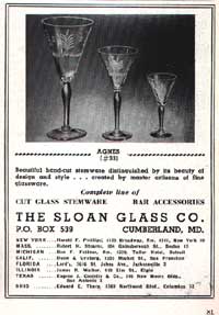 Sloan Glass Co. Agnes Cut