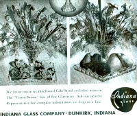 Indiana # 300 Constellation Cake Stand / Vase Advertisement