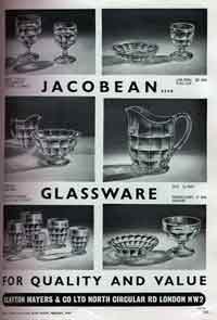 Jacobean Glassware Ad