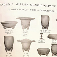 Duncan & Miller 1930s Catalog Page