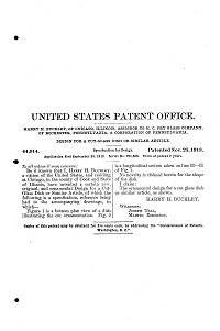 Fry Cut Dish Design Patent D 44914-2
