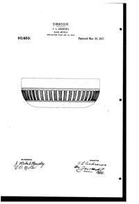 Fry Bowl Design Patent D 50459-1