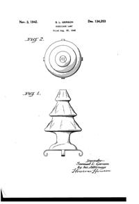 Dell Hurricane Lamp Design Patent D134253-1