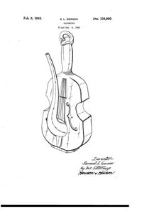 Dell Violin Barometer Design Patent D134990-1
