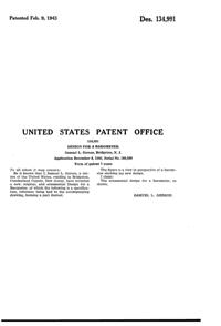 Dell Banjo Barometer Design Patent D134991-2