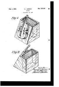 Dell Violin Bookend Design Patent D137161-1