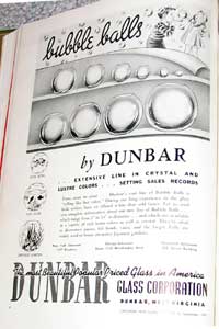 Dunbar Bubble Balls Ad