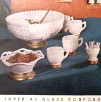 Imperial Milk Glass Advertisement