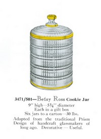 Jeannette # 3471/501 Betsy Ross Cookie Jar
