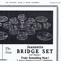 Jeannette Bridge Set Advertisement