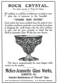 McKee Rock Crystal Ad in C&G Journal