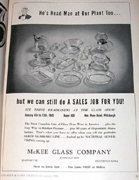 McKee Glass Co. Kitchen Ad