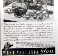West Virginia Glass Advertisement