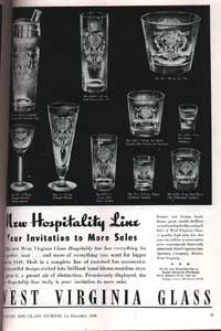 West Virginia Glass Specialty Hospitality Line