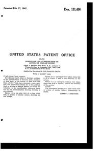 Pitman-Dreitzer Peach Relish Design Patent D131406-2