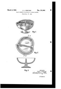 Pitman-Dreitzer Peach Sherbet Design Patent D131464-1