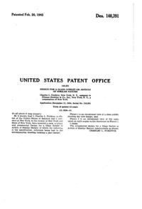 Pitman-Dreitzer Jewel Goblet Design Patent D140391-2