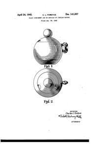 Pitman-Dreitzer Jewel Condiment Jar Design Patent D141007-1