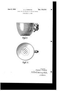 Pitman-Dreitzer Jewel Cup Design Patent D141516-1