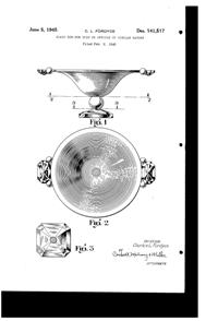 Pitman-Dreitzer Jewel Bon-bon Design Patent D141517-1