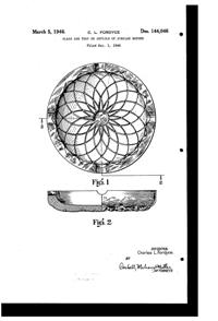 Pitman-Dreitzer Loop Ash Tray Design Patent D144046-1