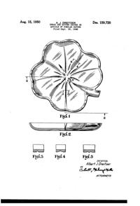Pitman-Dreitzer Saucer Design Patent D159720-1