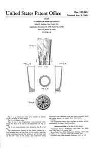 Pitman-Dreitzer Tumbler Design Patent D187605-1