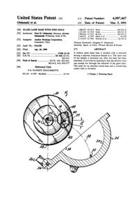 Anchor Hocking Lamp Base Patent 4997467-1