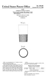 Anchor Hocking Tumbler Design Patent D203285-1