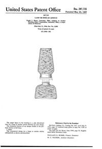 Anchor Hocking Soreno Patio Lamp Design Patent D207735-1