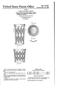 Anchor Hocking GemStone Tumbler Design Patent D211037-1