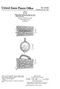 Anchor Hocking Soreno Pitcher Design Patent D212035-1