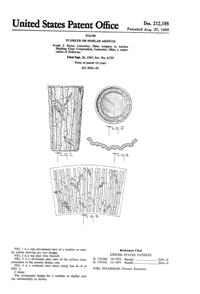 Anchor Hocking Tumbler Design Patent D212108-1