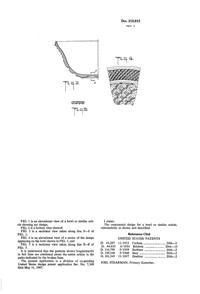 Anchor Hocking Wexford Bowl Design Patent D212812-2