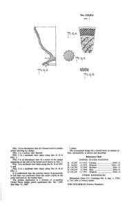 Anchor Hocking Wexford Footed Bowl Design Patent D212813-2