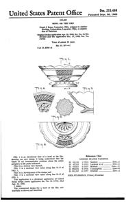 Anchor Hocking Wexford Bowl Design Patent D215460-1