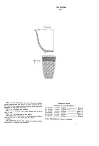 Anchor Hocking Wexford Bowl Design Patent D215745-2