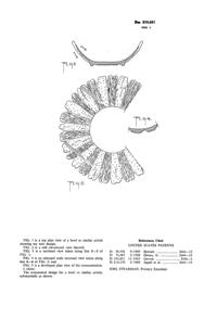 Anchor Hocking Country Estate Bowl Design Patent D219881-2