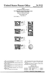 Anchor Hocking Love Tumbler Design Patent D225762-1